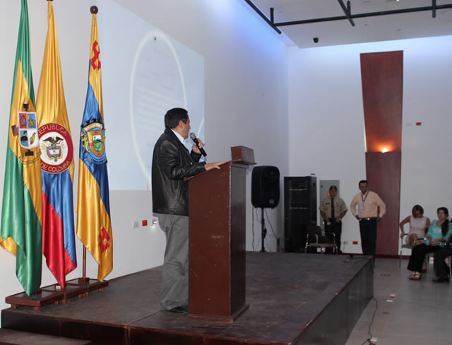 Alcalde de Popayán en el lanzamiento del sitio Web